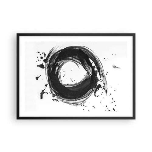Plakat i sort ramme - Skabelsens hvirvelstrøm - 70x50 cm