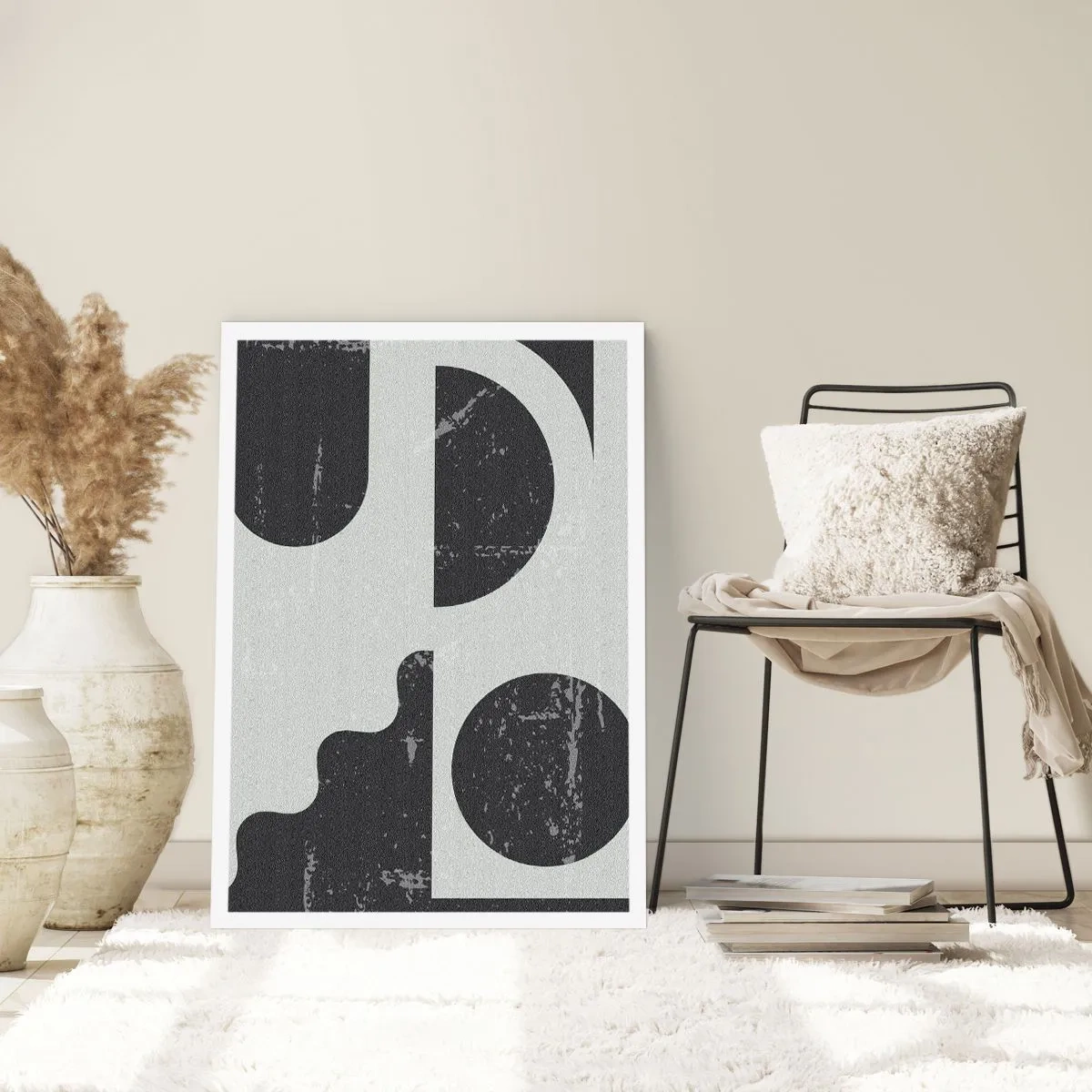 Plakat - Komposition over og under - 70x100 cm