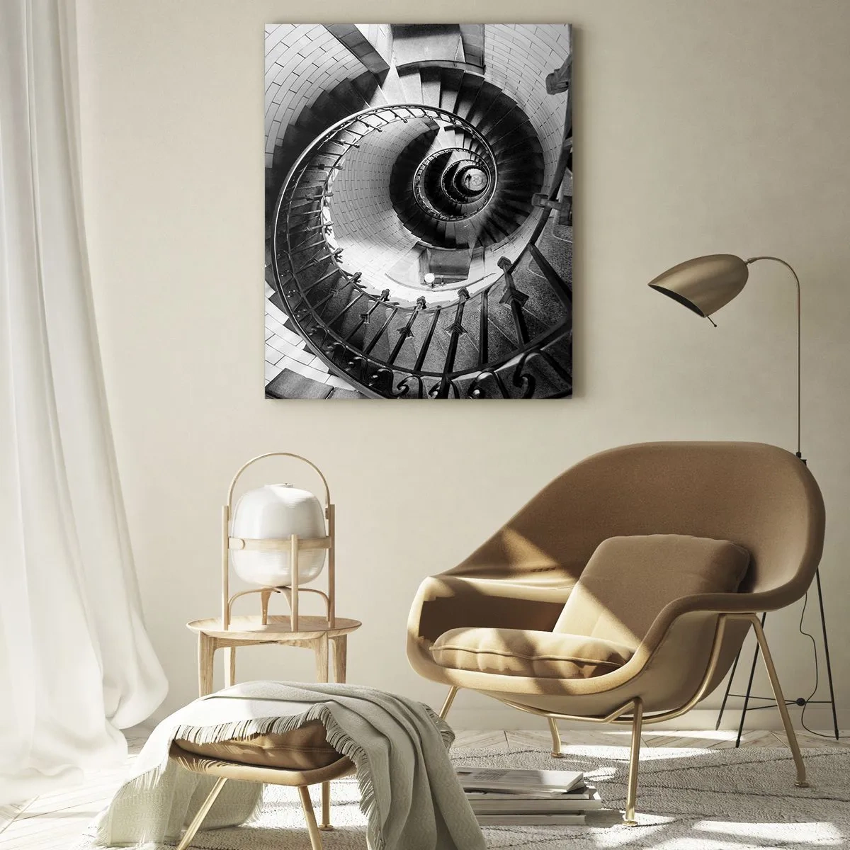 Billede på glas - Højt og højere - 50x70 cm