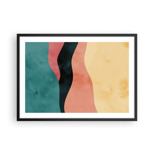 Plakat i sort ramme - Kompatibel manglende overholdelse - 70x50 cm