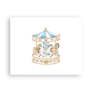 Plakat - Sød barndom - 50x40 cm