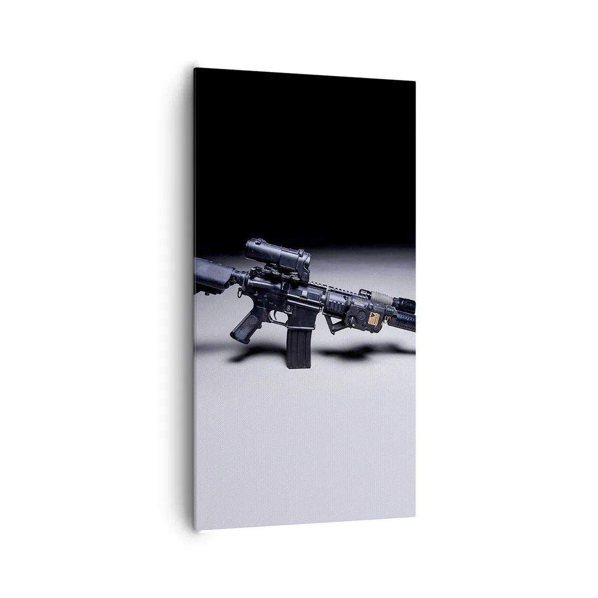 Lærredstryk - Billede på lærred - Den mørke ridder - 65x120 cm