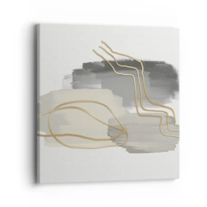 Lærredstryk - Billede på lærred - Vedholdenhed og bevægelse - 40x40 cm