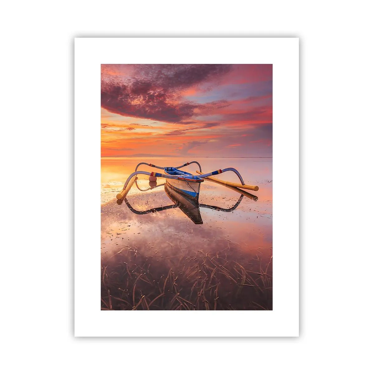 Plakat - Roen ved en tropisk aften - 30x40 cm