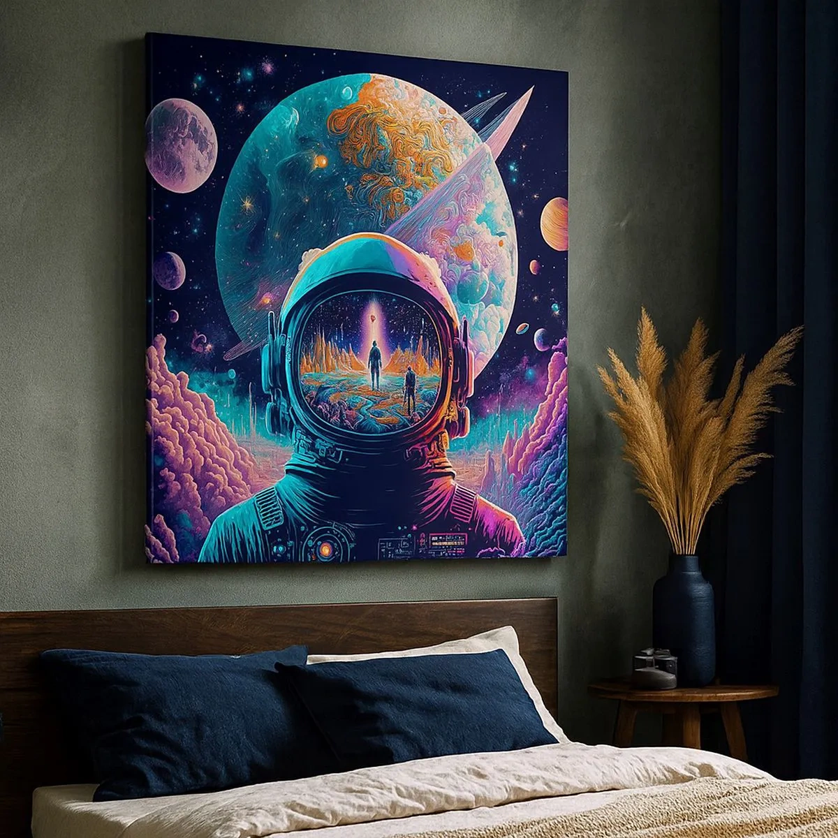 Lærredstryk - Billede på lærred - Filosoffer har aldrig drømt - 30x30 cm