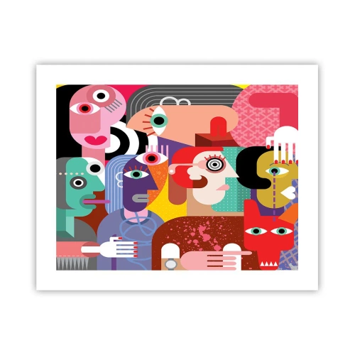 Plakat - Vi fra hr. Picasso - 50x40 cm