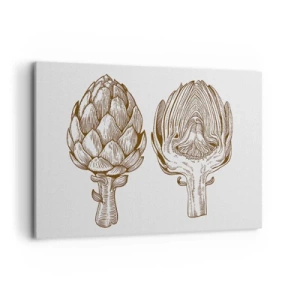 Lærredstryk - Billede på lærred - Lektion i anatomi - 120x80 cm