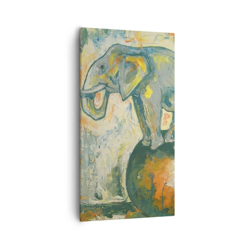 Lærredstryk - Billede på lærred - Længe leve cirkusset! - 55x100 cm