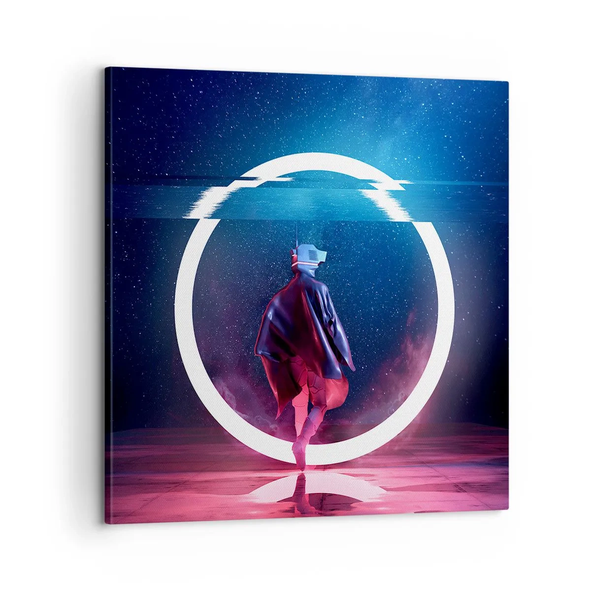 Lærredstryk - Billede på lærred - Mellem verdener - 60x60 cm