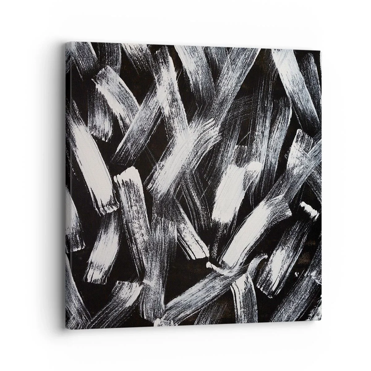 Lærredstryk - Billede på lærred - Abstraktion i den industrielle ånd - 30x30 cm