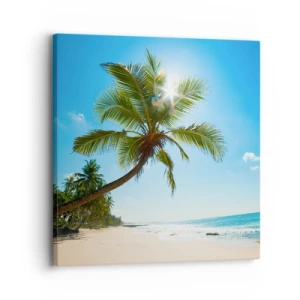 Lærredstryk - Billede på lærred - Du må ikke vise nogen - 30x30 cm