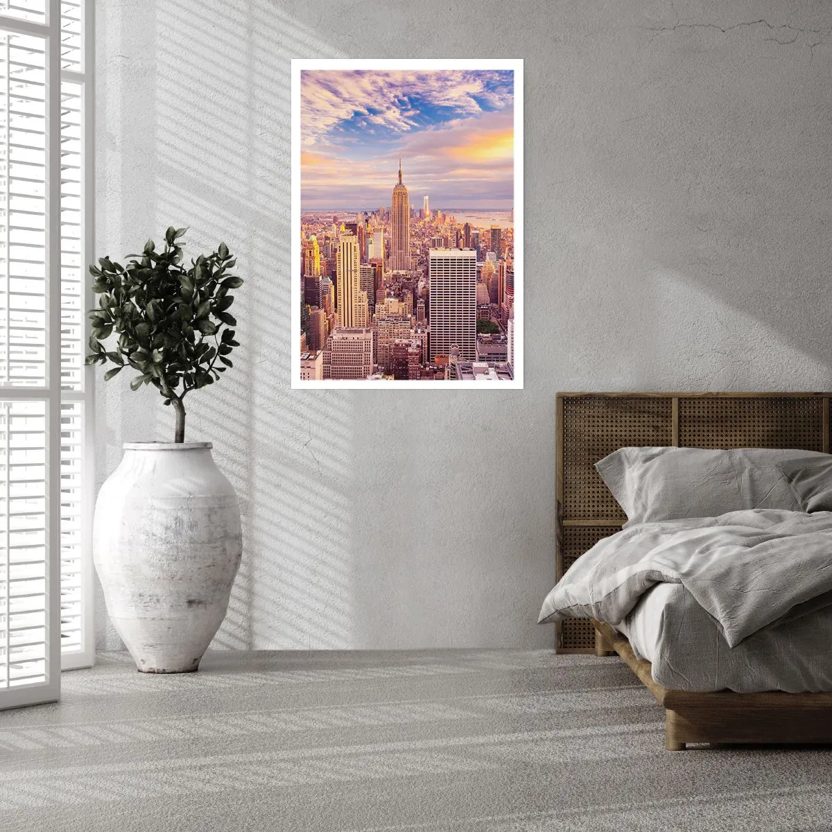 Plakat - Ræk ud efter skyerne selv - 70x100 cm
