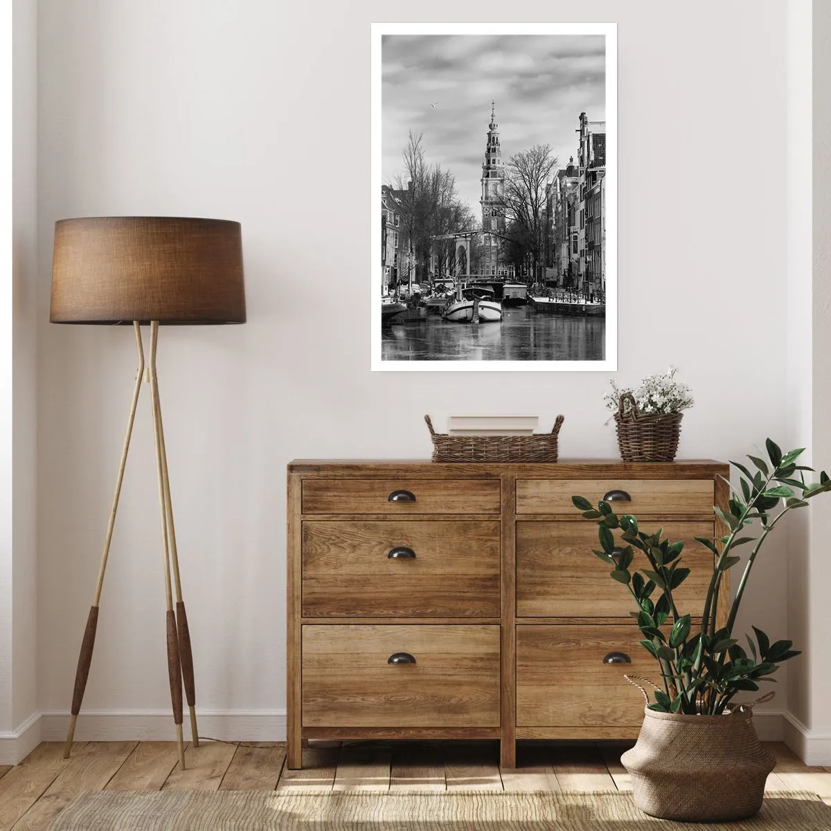Plakat - Amsterdam stemning - 61x91 cm
