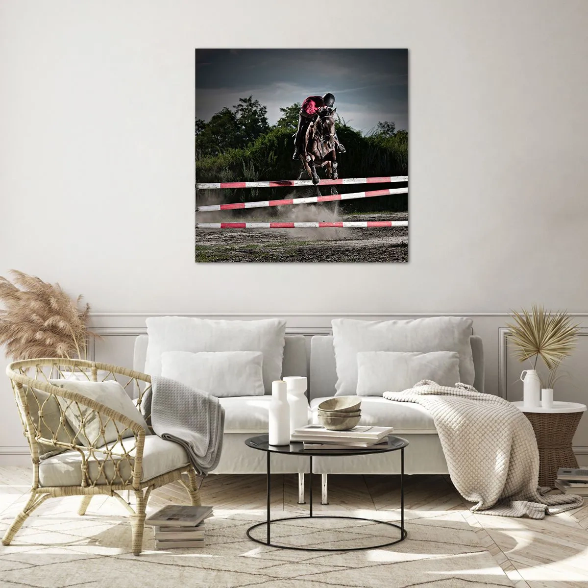 Billede på glas - Sammen om sejren - 30x30 cm