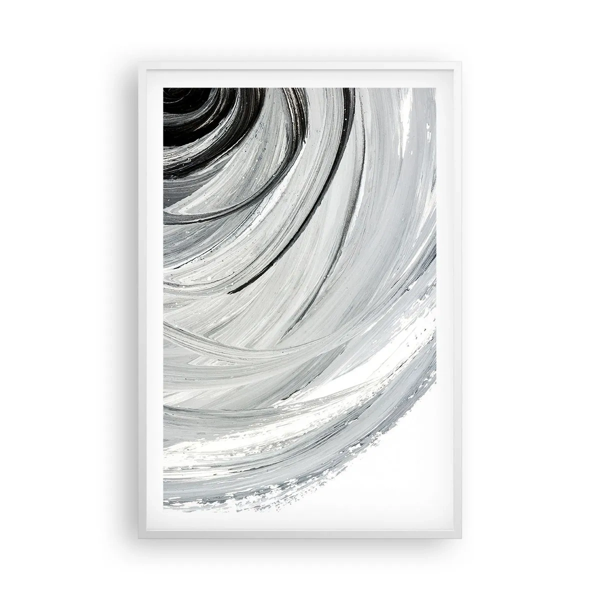 Plakat i hvid ramme - Orbital komposition - 61x91 cm