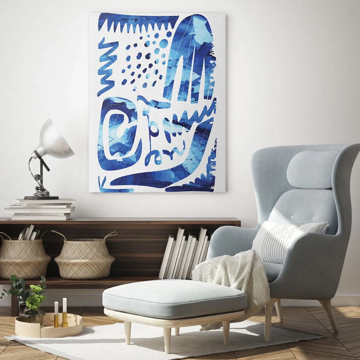 Billede på glas - Tilbage til rødderne - 50x70 cm