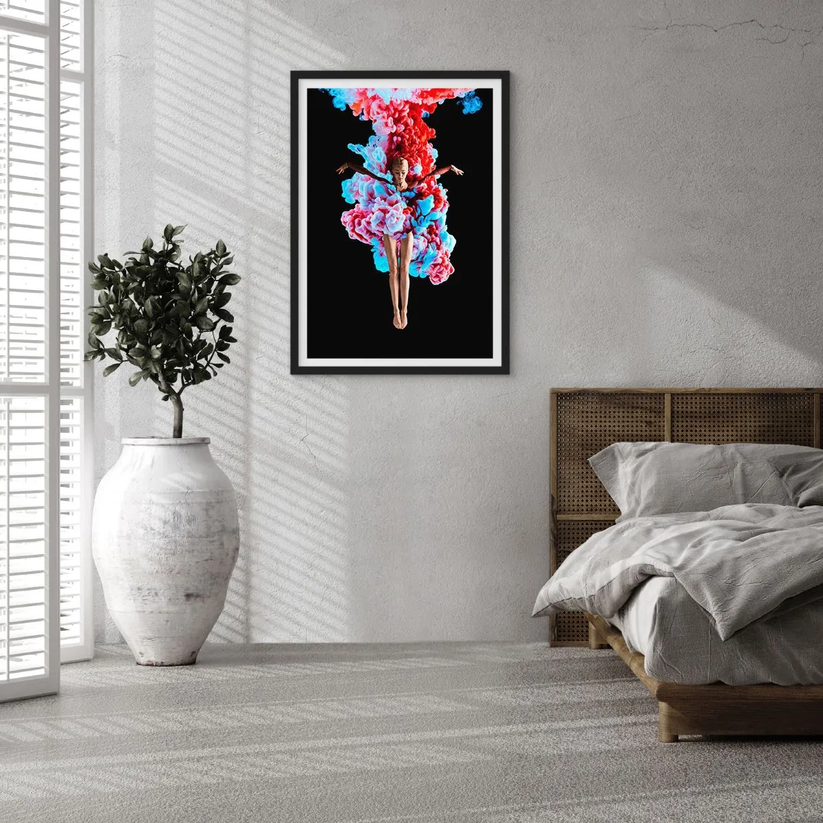 Plakat i sort ramme - I fuld blomstring - 40x50 cm
