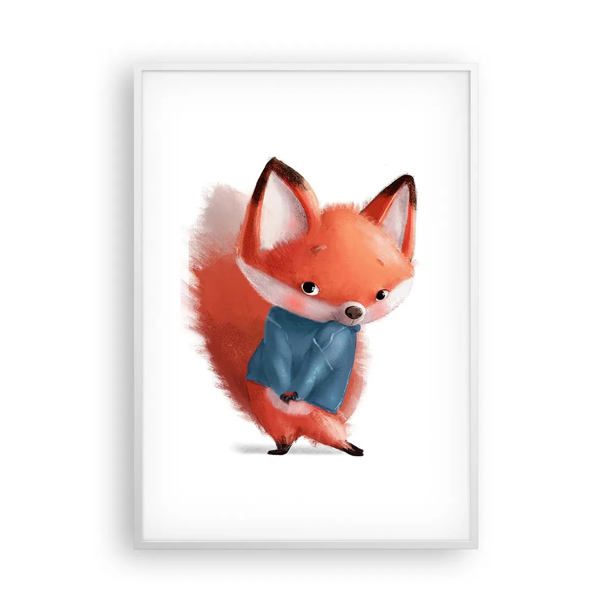 Plakat i hvid ramme - Ser jeg smuk ud i den her? - 70x100 cm