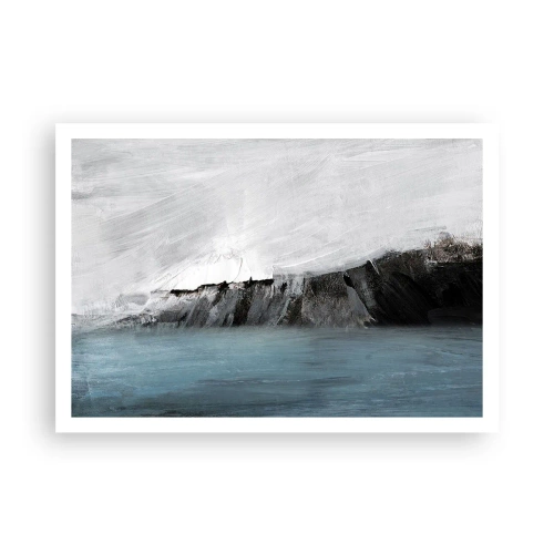 Plakat - Vand - jord: et sammenstød mellem elementerne - 100x70 cm