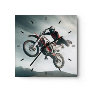 Vægur, Uret - Ingen sjov uden risiko - 30x30 cm