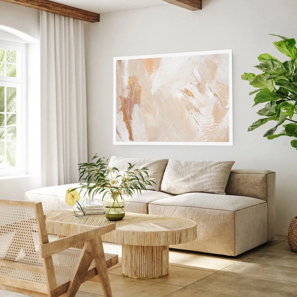 Plakat - Pastelkomposition - 70x50 cm