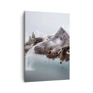 Lærredstryk - Billede på lærred - Set gennem en surrealists øjne - 50x70 cm