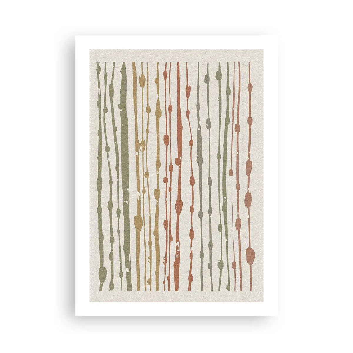 Plakat - Musikalsk farvenotation - 50x70 cm