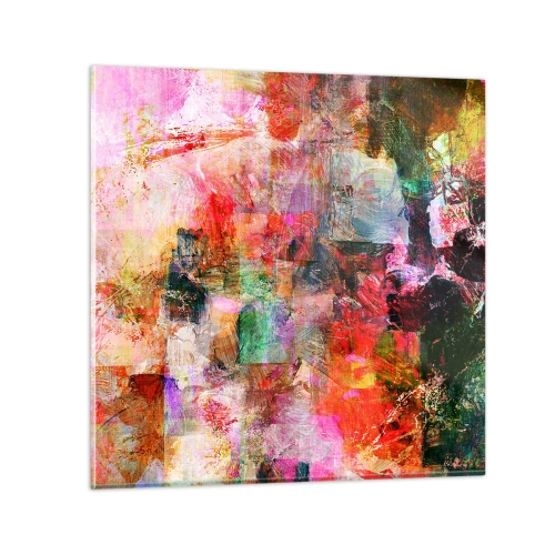 Billede på glas - En rejse gennem de forskellige - 60x60 cm