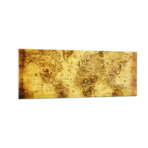 Billede på glas - Mærkelig er denne verden - 140x50 cm