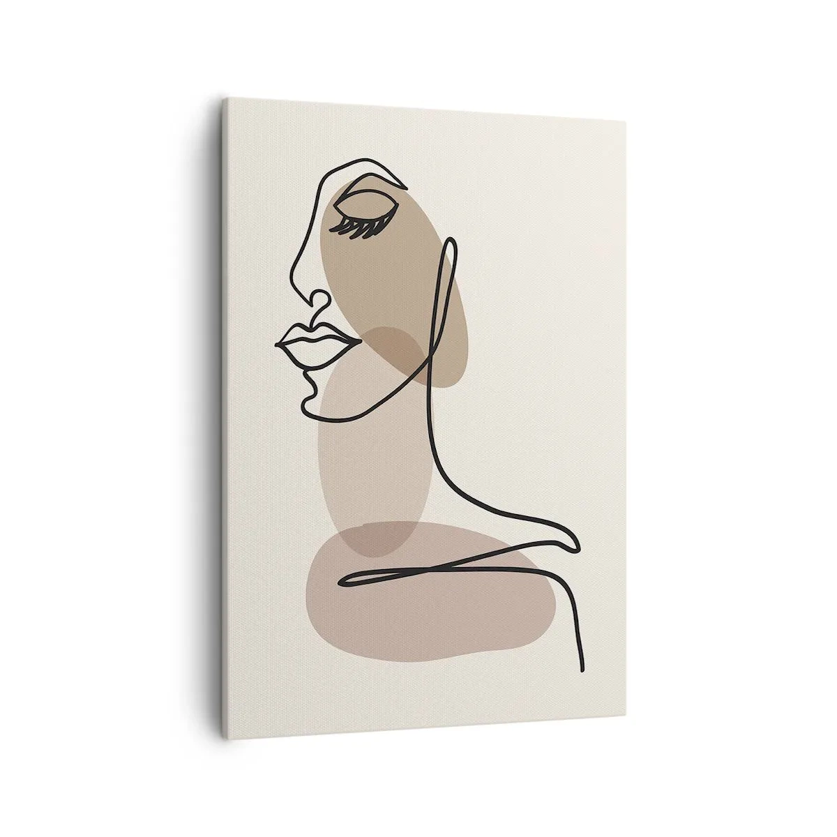 Lærredstryk - Billede på lærred - En vis linje af skønhed - 50x70 cm