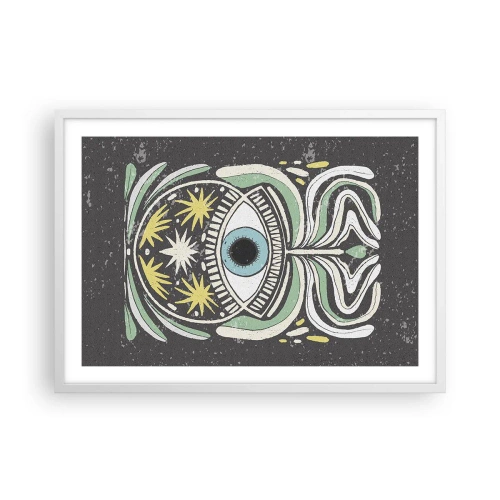 Plakat i hvid ramme - Stammeritualer - 70x50 cm