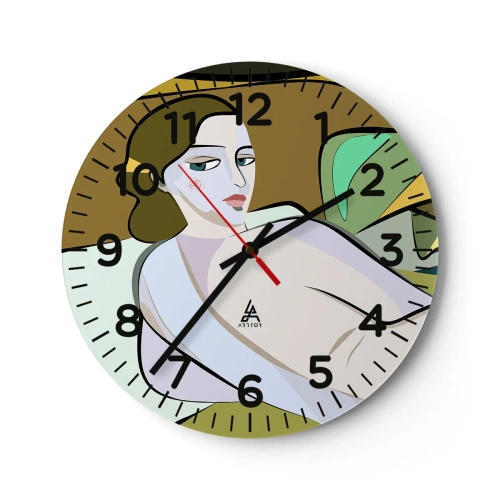 Vægur, Uret - Intimt portræt - 40x40 cm
