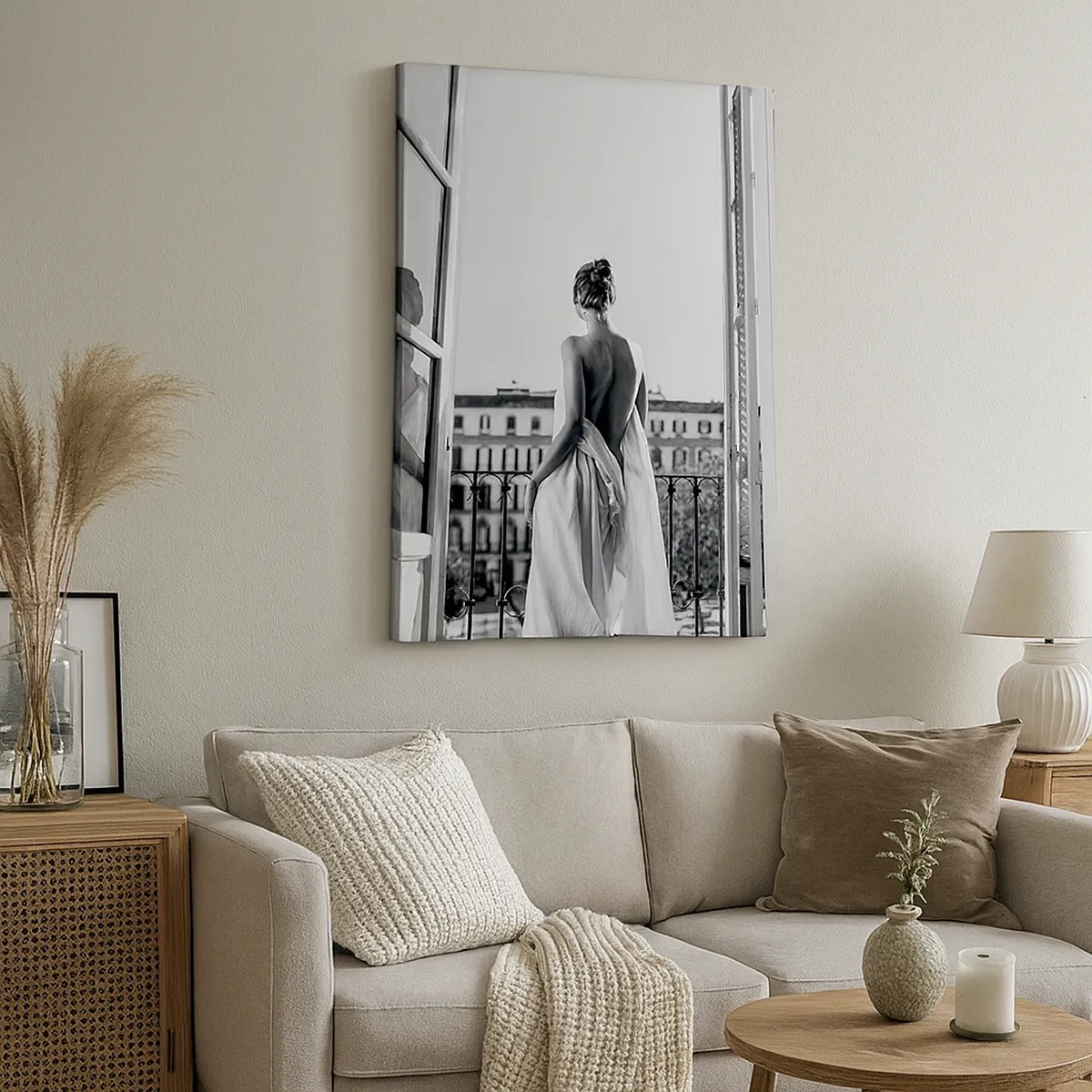 Lærredstryk - Billede på lærred - Vækning af sanserne - 50x70 cm