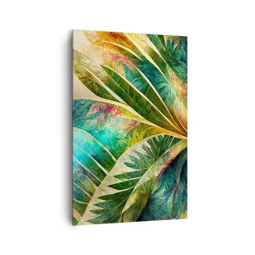 Lærredstryk - Billede på lærred - Farver fra troperne - 80x120 cm