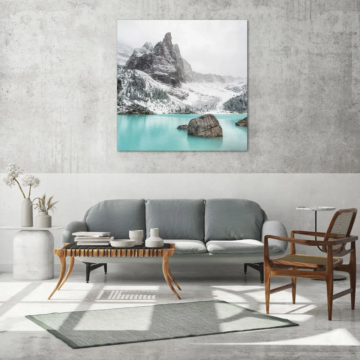 Billede på glas - På vagt - 70x70 cm