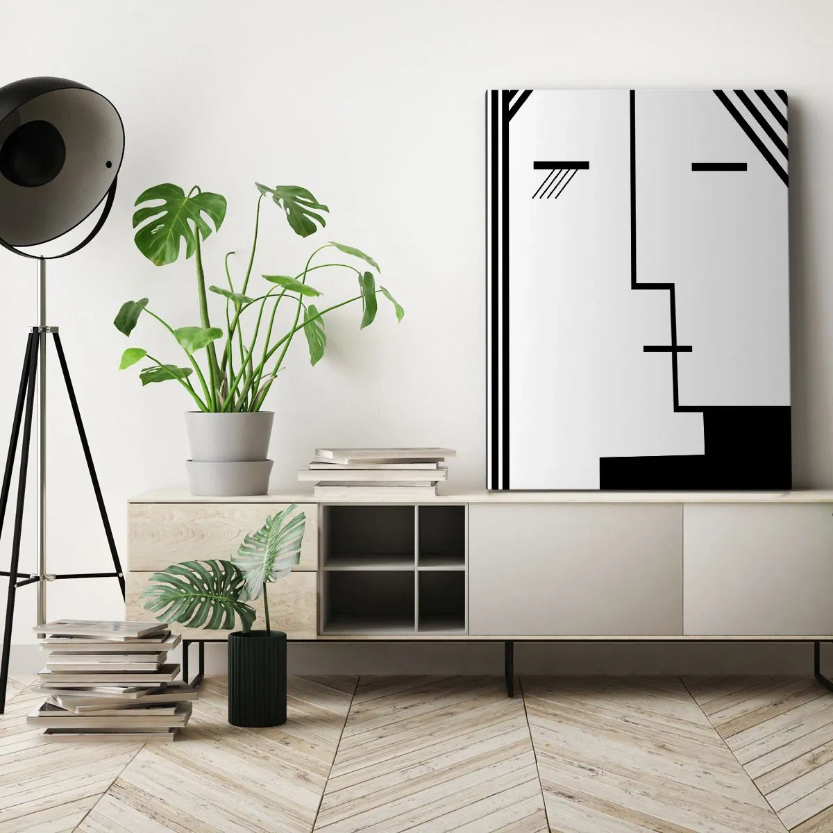 Lærredstryk - Billede på lærred - Bare et kys - 50x70 cm