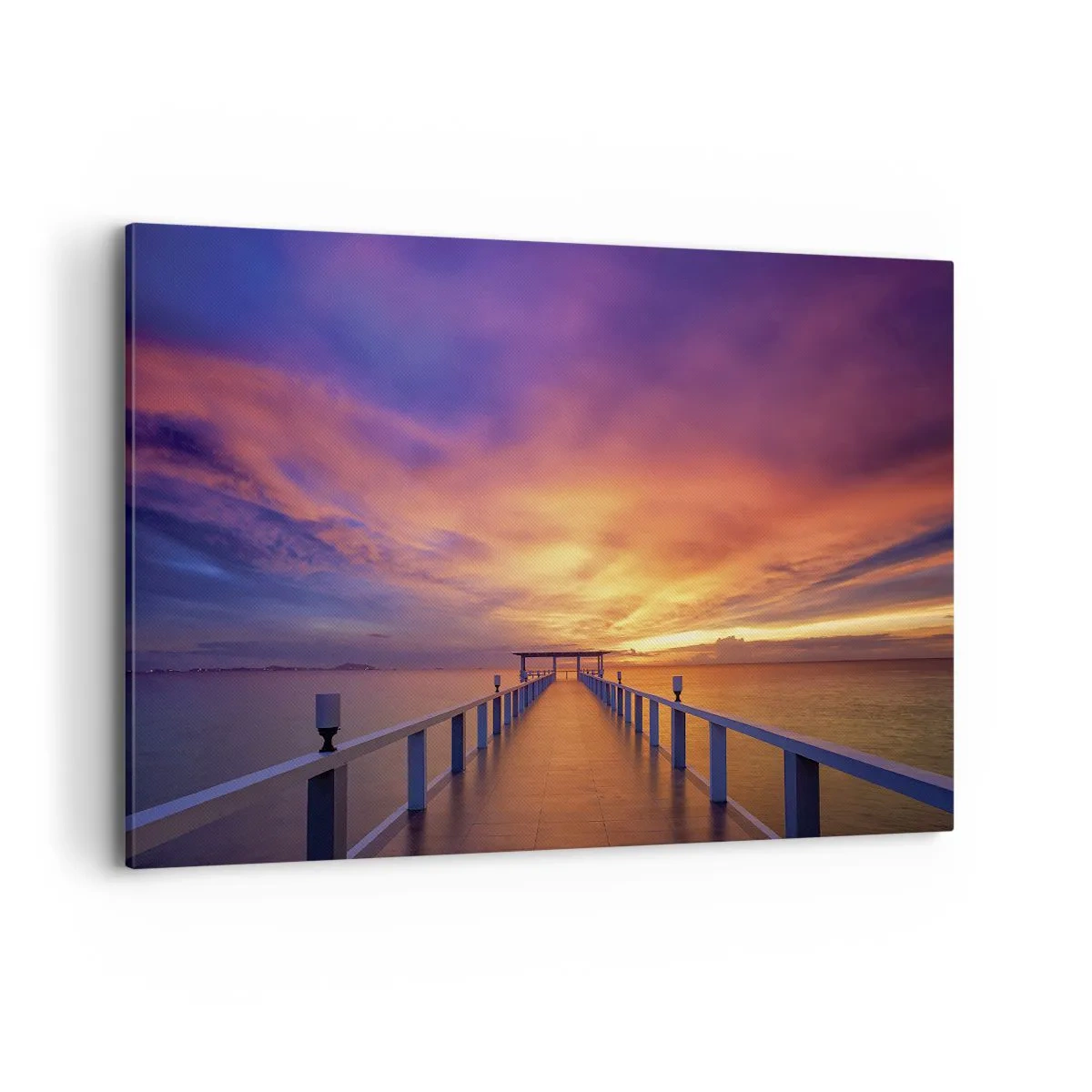 Lærredstryk - Billede på lærred - Uden ende - 120x80 cm