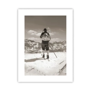 Plakat - Og bjergene er de samme - 30x40 cm