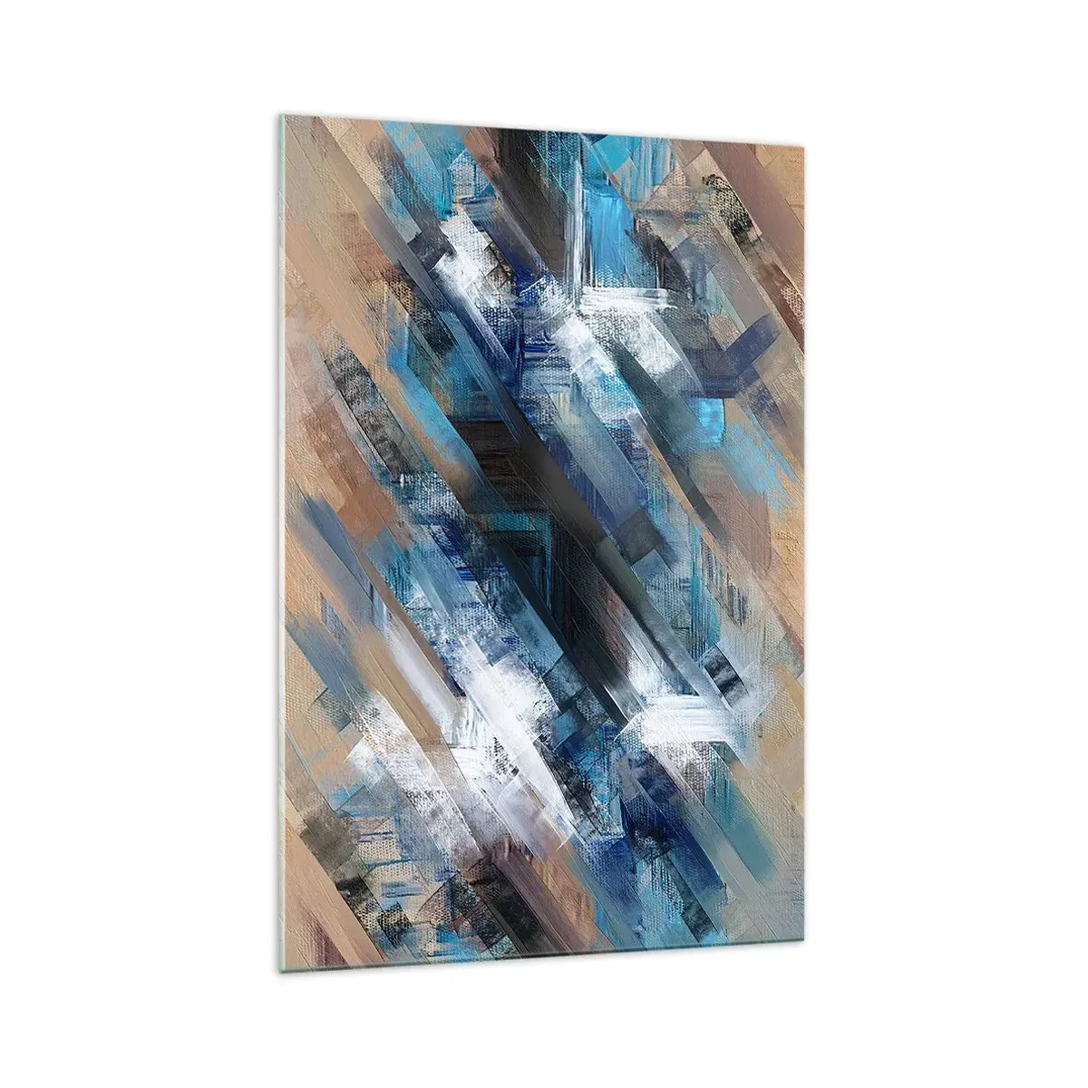 Billede på glas - På en blå skråning - 70x100 cm