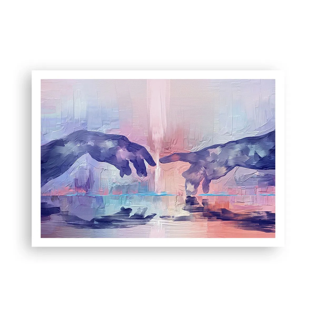 Plakat - Den guddommelige gnist af liv - 100x70 cm