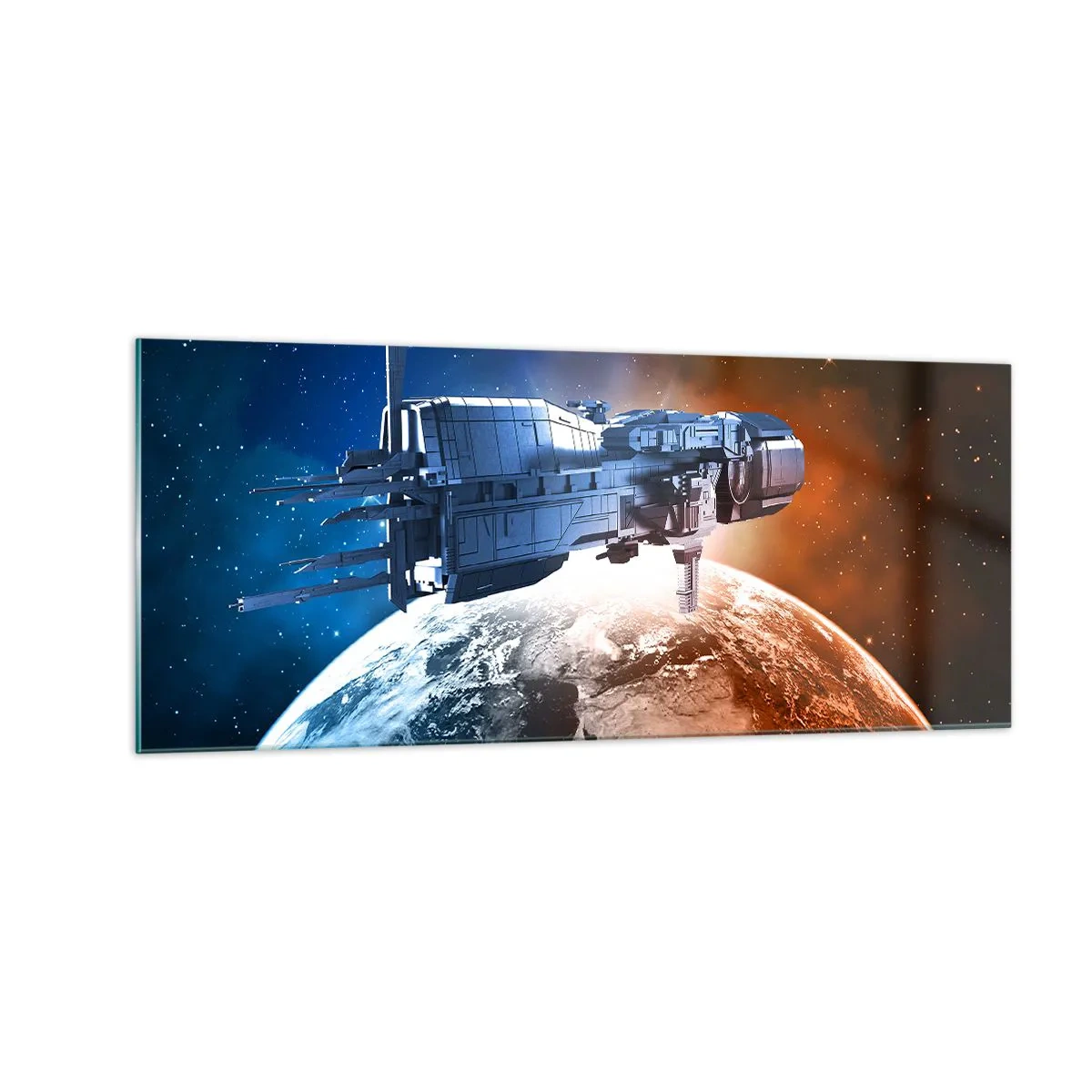 Billede på glas - Forsigtig observatør - 100x40 cm