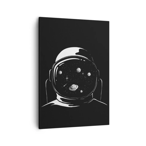Lærredstryk - Billede på lærred - Flot udsigt - 50x70 cm