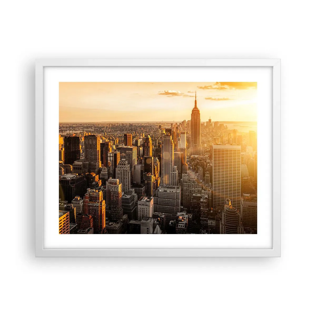 Plakat i hvid ramme - At vokse i solen - 50x40 cm