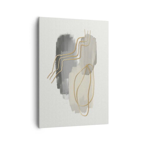 Lærredstryk - Billede på lærred - Vedholdenhed og bevægelse - 50x70 cm