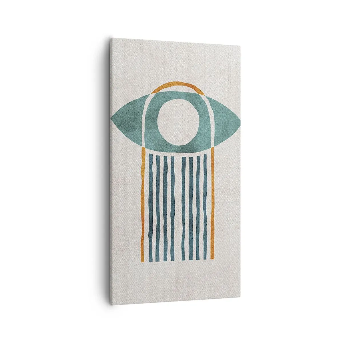 Lærredstryk - Billede på lærred - Tegn og ritualer - 55x100 cm