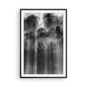 Plakat i sort ramme - I stråler af lys - 61x91 cm