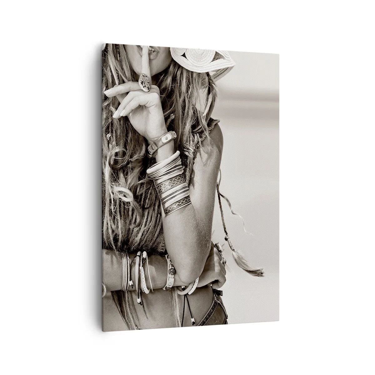 Lærredstryk - Billede på lærred - Som en pige - 70x100 cm