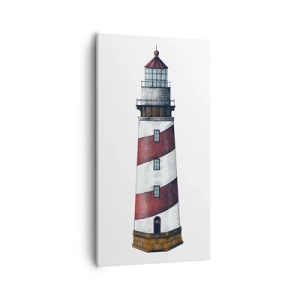 Lærredstryk - Billede på lærred - Altid på vagt - 55x100 cm