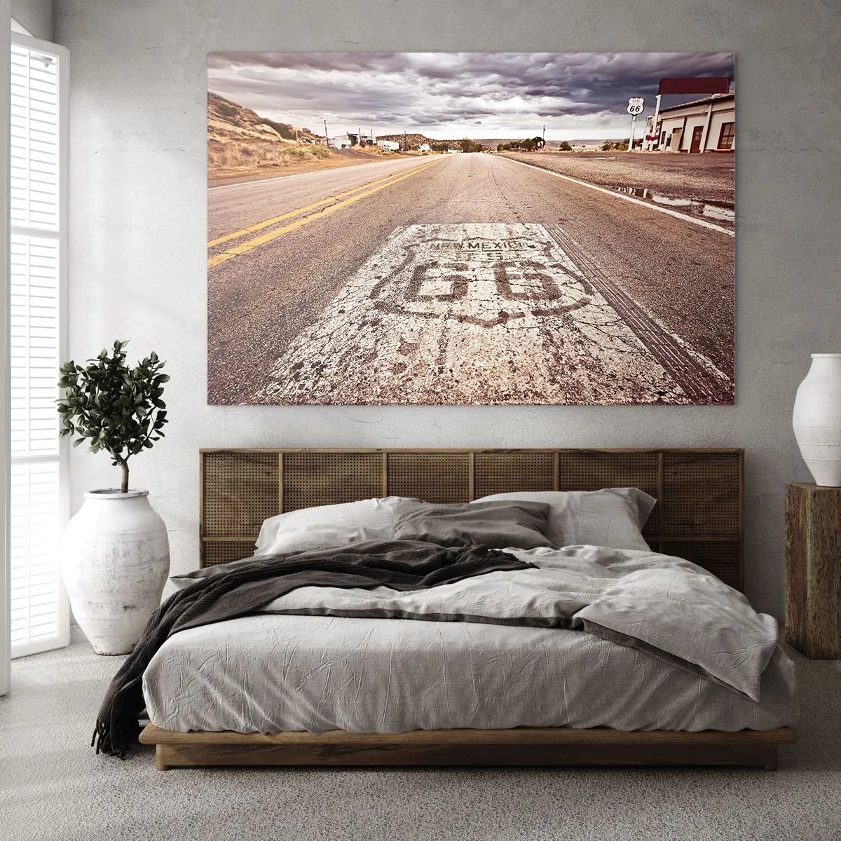 Billede på glas - Mother Road - amerikansk legende - 120x80 cm