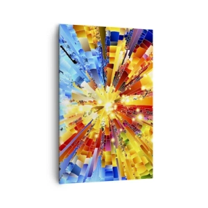 Lærredstryk - Billede på lærred - In medias res - 80x120 cm